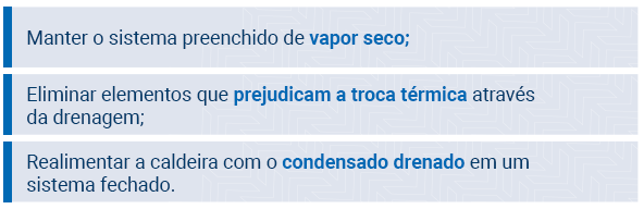 Como aumentar a eficiência dos purgadores